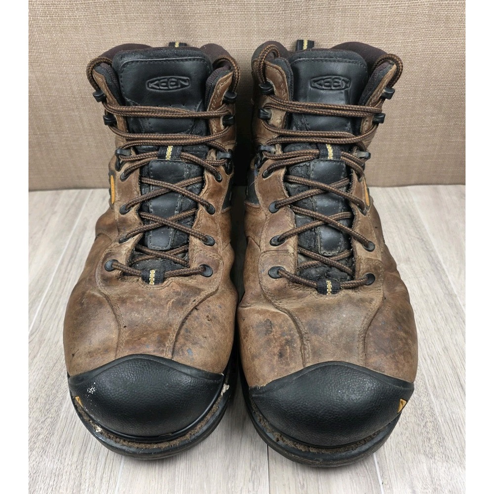 Keen Mens Utility Tacoma 6" Waterproof Soft Toe Leather Work Boots Size 12D